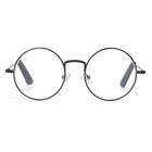 Eye Zoom Metal Frame Round Reading Glasses With Spring Hinge For Men And Women