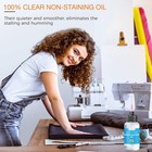 Fine Light Sewing Machine Oil Kit With Needle Tip Applicator And Dual Brush  1oz