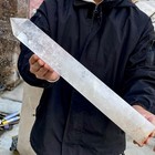 5 32lb Natural Clear White Crystal Obelisk Crystal Energy Column Reiki Healing