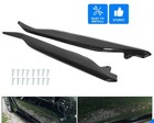Apply To Gloss Black Z06 Style Side Skirt Extensions Splitter For 2014-2019