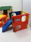 Vintage Little Tikes Dollhouse Size Playground - Slide Climber Picnic Sandbox