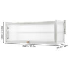 25kg Storage Cabinet Wall-mount W flip-up Glass Door For Home Kitchen Cupboard
