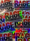 Rage Against The Machine X Usa Basketball Mashup Holographic Sticker New 