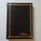 Vtg New Telephone Address Book Usa Black Gold Deluxe Craft Letter Tabs A To Z