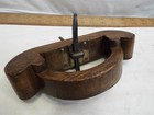 Antique Brass Sole Wooden Router Plane Craftsman Made Woodworking Carpenter Tool