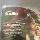 Bucilla Partridge In A Pear Tree Felt Ornament Kit  Set Of 12