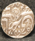 India - Kashmir  Vs140  1893  1 2 Rupee  Y20  Silver  Ef  5-3