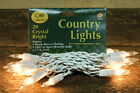 20ct Light Set String Strand Miniature Clear Bulbs White Cord Christmas Craft