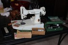 Vintage Featherweight Singer Sewing Machine 221k W case - Fully Serviced - 1964