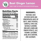 V8 Beet Ginger Lemon 100  Vegetable Juice  46 Fl Oz Bottle
