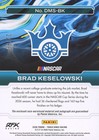 Panini Track Kings Racing Brad Keselowski Dressed To Impress Red Blue Auto Relic