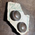 Unique Large Vintage Two-tone Red   Green Buttons - By Nu-style - J1