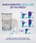 Refills Compatible With Dekor Mini Diaper Pails   4 Pack   Exclusive 20  Extr   
