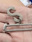 Vtg Masonic Snake Belt Fastener