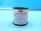 Wizard White Tire Paint Can Vintage Advertising Tin Full Half Pint Automobile