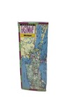 Hm Gousha Fastmap Laminated Map Of Michigan Street Map Detroit Mi 1990 Vintage