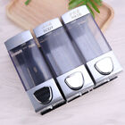 Shower Shampoo Dispenser Soap Wall Mounted 3 Chamber Liquid