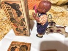 Mega-rare Vintage Pre-war Japan Celluloid Wind-up  poor Pete  Toy Nm In Orig Box