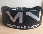 Cardillo Meathead Nation Weightlifting Leather Belt 4    Xl Black Training Heavy