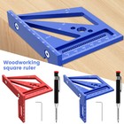 3d Multi Angle Measuring Ruler Square Ruler Clear Marking Ruler For Woodworking