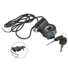 Ignition Key Power Switch With Voltmeter For Electric Scooter Ebike
