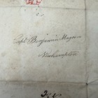 1827 Nh Letter  Thomas Cochran  texas Soldier  To Capt  Benjamin Magoon