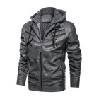 Men Leather Jacket Motor And Biker Hooded Men Leather Jackets