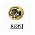 Studex Ear Piercing Gold Plated Clear Stone 4mm Regular 12 Pairs Studs R204y