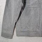 Medelita Quantum Scrub Jacket Mens Gray Full Zip Medical Warm Up Coat Stretch L