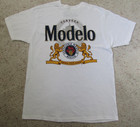 Modelo Beer Cerveza T Shirt White Large New Without Tags