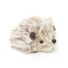 Furry Sisal Hedgehog 4 X 2 Inch