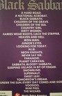Black Sabbath Guitar Tablature      brand New      Black Sabbath Guitar Tab