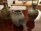 Three Distinct Ancient Korean Ceramics Lot Goryeo-joseon Dynasties 