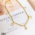 Minimally Designed Pearl Metal Electroplated Necklace  16 Style 