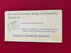 1960 s  Mcdonald s   Ronald s Birthday Club Plastic Counter Sign  rare vintage 