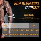 2  Copper Elbow Brace Compression Support Sleeve Arthritis Tendonitis Joint Pain