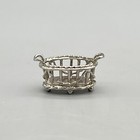 Eugene Kupjack Artisan Sterling Silver George Iii Basket 358 Miniature Dollhouse