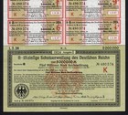 1924 Berlin Germany  5 Million 5 000 000 Mark Treasury Bond - Not Cancelled