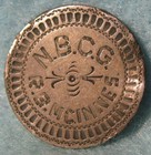 1842 Seated Liberty Silver Dime Love Token Engraved N b c g  R b  Mcinnes  523