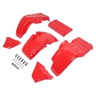 New For Honda Big Red Atc250es 1985-1987 Complete Plastic Fenders Kit 6pcs