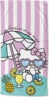 Hello Kitty 54x27  Beach Towel On Hanger With Hangtag