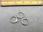 3 Vintage 1980s Nos Sterling Silver Wedding Ring Blanks Pronged 2mm Settings Lot