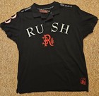 Vintage 2010 Y2k Rush Time Machine Tour Polo Shirt  L xl xxl    Black - Plz Read