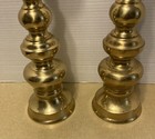 Pair Of Vintage Homco 18  Heavy Brass Candlesticks Candle Holders Made In Japan
