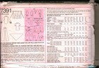 7391 Vintage Simplicity Sewing Pattern Misses 1970s Shirt Top Wrap Skirt Pants
