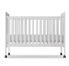 3-in-1 Convertible Crib  Toddler And Newborn Infant Bed With Locking Wheel