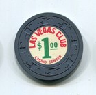  1 Las Vegas Club   1965 13th Issue N1856  Las Vegas Casino Poker Chip