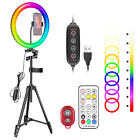 Neewer 12-inch Rgb Ring Light Selfie Light Ring With Tripod Stand   Phone Holder
