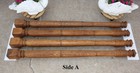 Set Of 4 Antique Solid Oak 61  Porch Posts Pillars Columns Colonnade Salvage