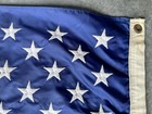 Vtg 50-star American Flag 3x5 Ft Embroidered Stars   Sewn Stripes Heavy Duty